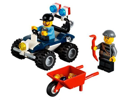 LEGO Set-Police ATV-Town / City / Police-60006-4-Creative Brick Builders